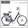 MOTORLIFE EN15194 2015 NUEVO ESTILO 250w bicicleta eléctrica usa ladies